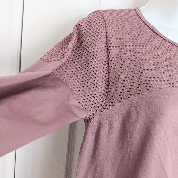 Fabletics musetta workout performance mesh shirt size Small @U - Picture 4 of 7